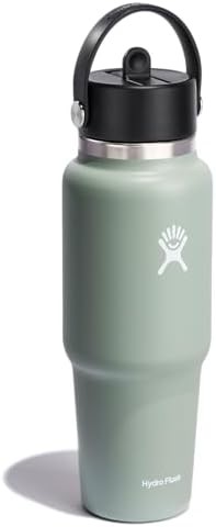 Agave Green Wide Mouth Straw Bottle 32 oz — photo 5