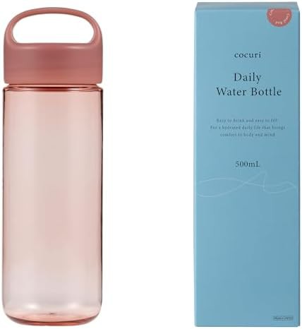Coral red washerless daily water bottle