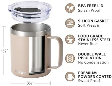 Stainless steel twin mug pack — photo 3
