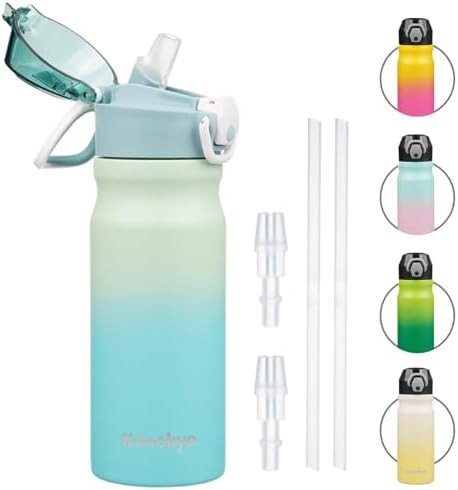 Konokyo 18 oz insulated sports bottle with leakproof lid