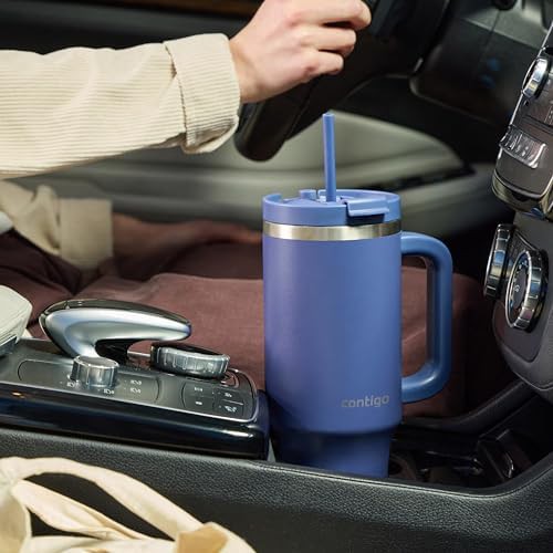 Streeterville indigo tumbler with straw 40 oz — photo 5