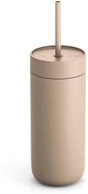 Fellow carter cold 16oz stainless steel tumbler with straw lid