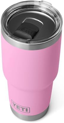 Power pink 30 oz tumbler with lid