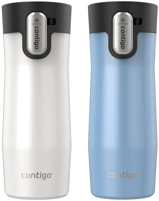 West Loop pearl 2-pack travel mugs 16 oz