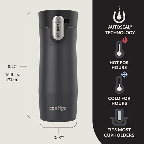 West Loop 3.0 matte black travel mug 16 oz — photo 5