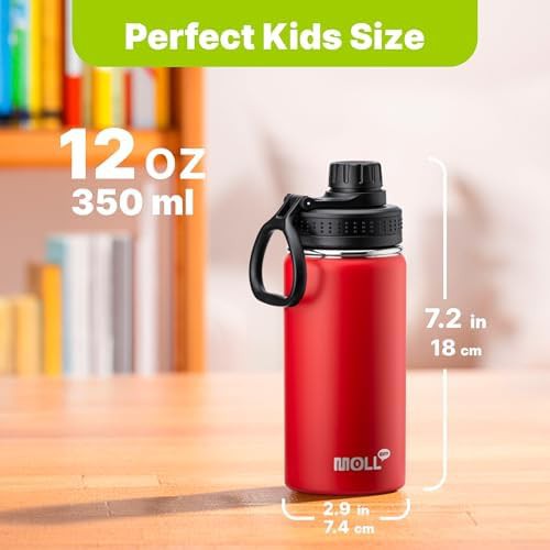Canyon Red Kids Stainless Steel Bottle — photo 4