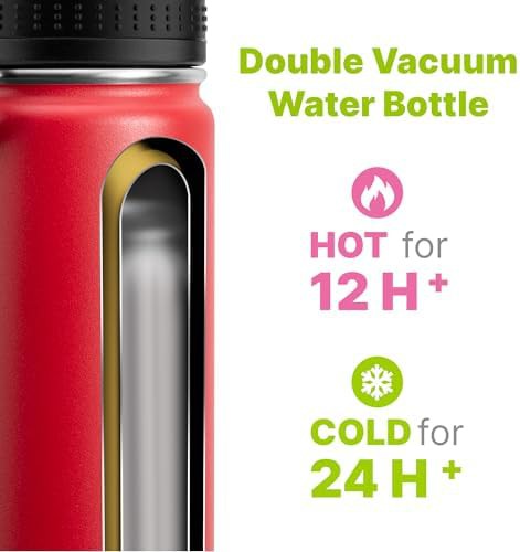 Canyon Red Kids Stainless Steel Bottle — photo 5