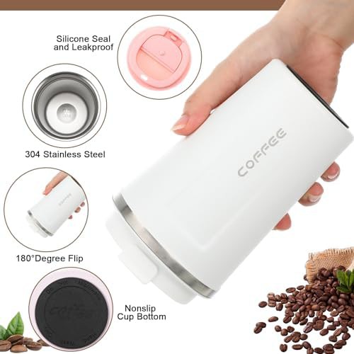 Qinyoung multi color 12 oz travel mugs pack — photo 3