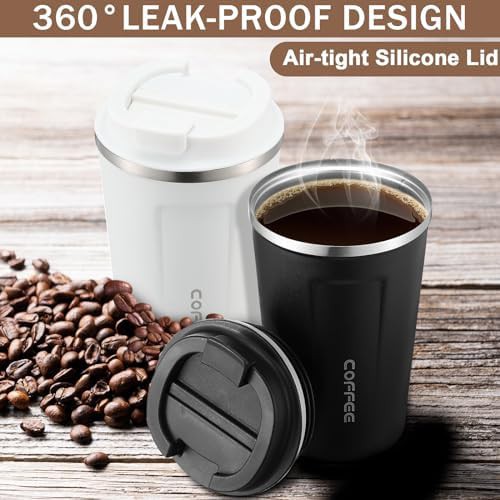 Qinyoung multi color 12 oz travel mugs pack — photo 5