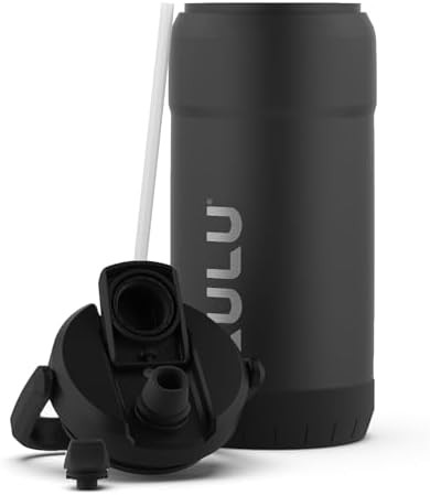 Black triple wall insulated stainless jug 1 gallon