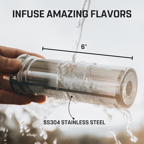 Triple Insulated Infuser Bottle 32 oz Silver — photo 5