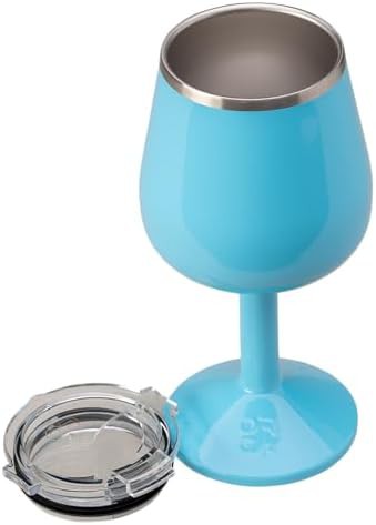 Light Blue Insulated Vino Wine Glass — photo 4