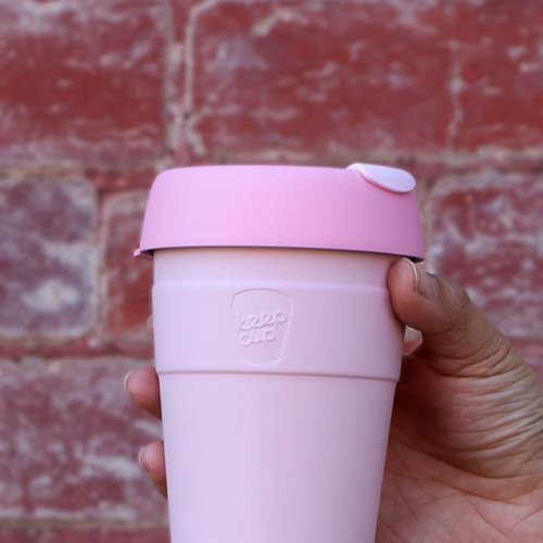 Rose pink thermal stainless steel coffee cup — photo 3