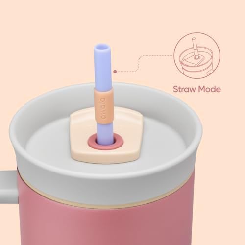 Owala tumbler water bottle with straw 40 oz pink — photo 4