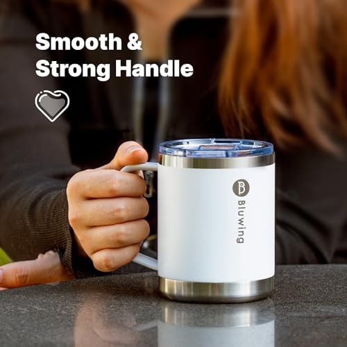 Navy Blue Stainless Steel Travel Mug — photo 3