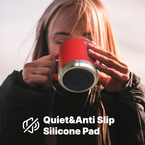 Navy Blue Stainless Steel Travel Mug — photo 4