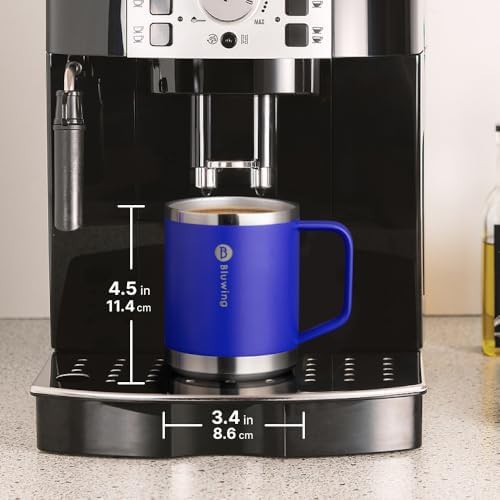 Navy Blue Stainless Steel Travel Mug — photo 5