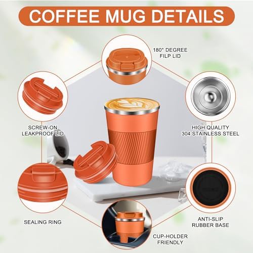 Portable Insulated Coffee Cup 12 oz — photo 5