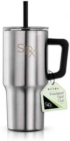 Stainless steel handled tumbler 30 oz