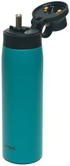 Tiger 500 ml blue green straw mug