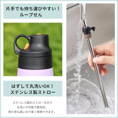 Tiger 500 ml blue green straw mug — photo 4
