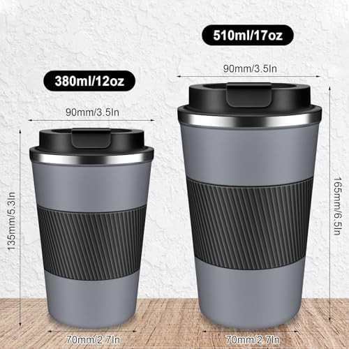 Leakproof Travel Coffee Mug Stainless Steel — photo 5