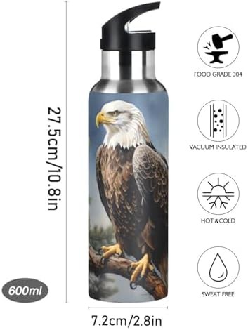 Eagle Print Kids Stainless Steel Bottle — photo 4