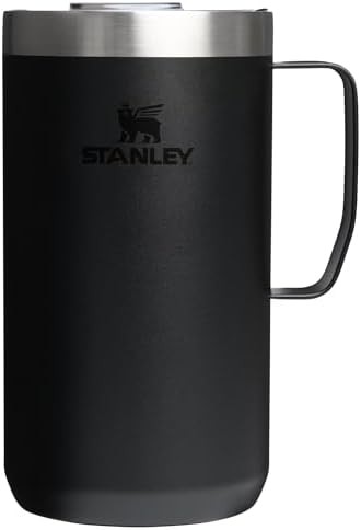 Black stay hot camp mug 24 oz