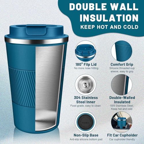 Dubuxw 12oz vacuum insulated reusable tumbler — photo 4