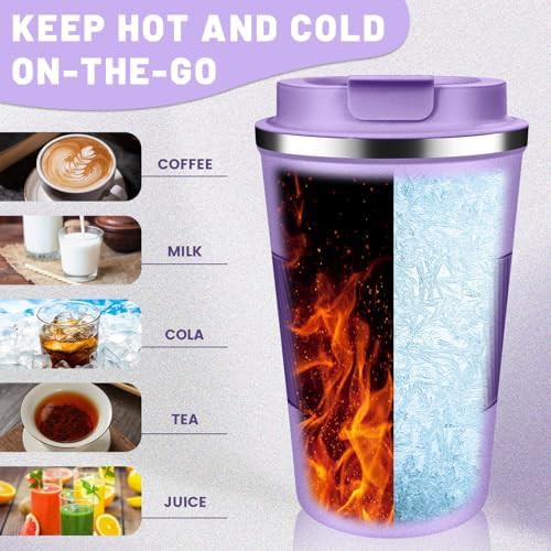 Dubuxw 12oz stainless steel flip lid tumbler — photo 5