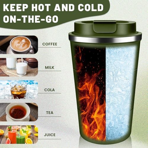 Dubuxw 12oz stainless steel travel coffee mug — photo 5