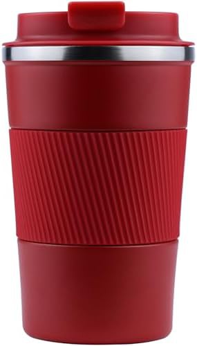 Red 13 oz Spill Proof Travel Mug