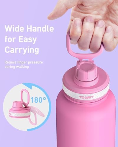 Black 24 oz Spout Lid Water Bottle — photo 3
