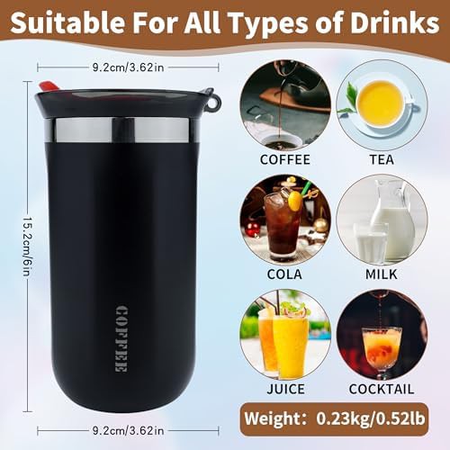 Compact 11 oz Insulated Travel Coffee Mug — photo 5