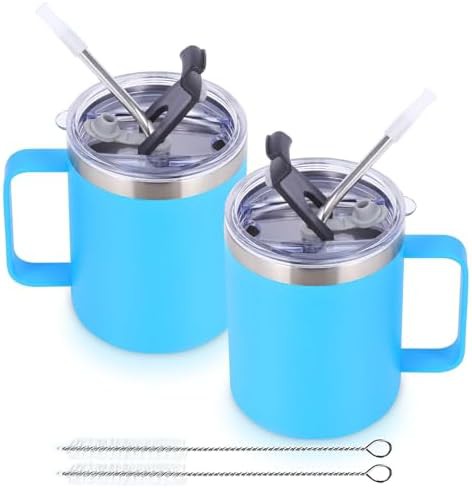 Blue leakproof tumbler 12 oz 2 pack