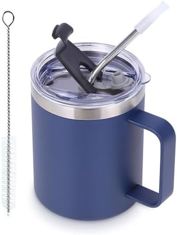 Navy leakproof tumbler 12 oz