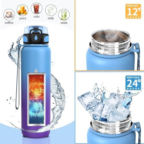Vikaster 500 ml stainless sports bottle — photo 3
