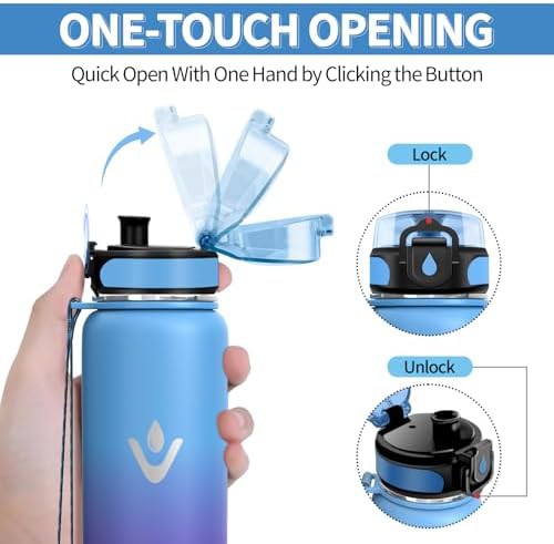 Vikaster 500 ml stainless sports bottle — photo 5