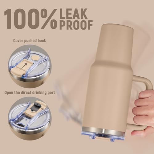 Mocha 40 oz Insulated Travel Tumbler — photo 4