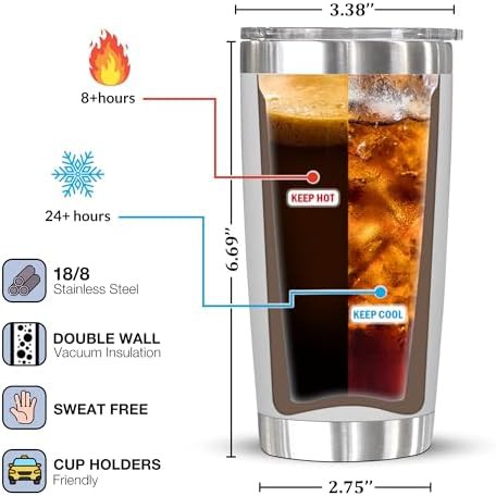 Stainless steel tumbler for best friend gift — photo 3