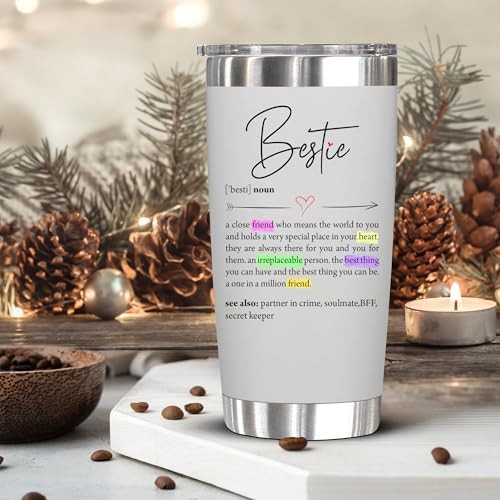 Stainless steel tumbler for best friend gift — photo 5