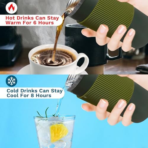 Stainless Steel Travel Mug with Leakproof Lid — photo 4