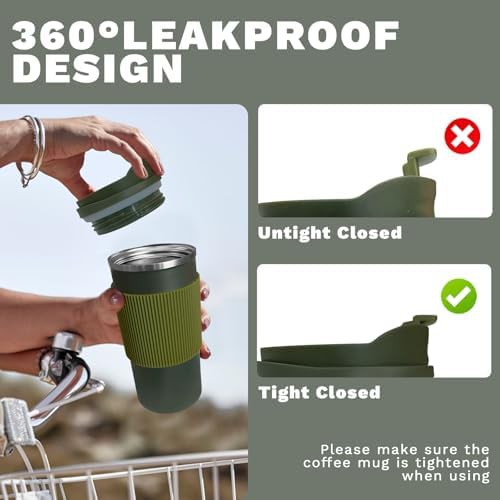 Stainless Steel Travel Mug with Leakproof Lid — photo 5