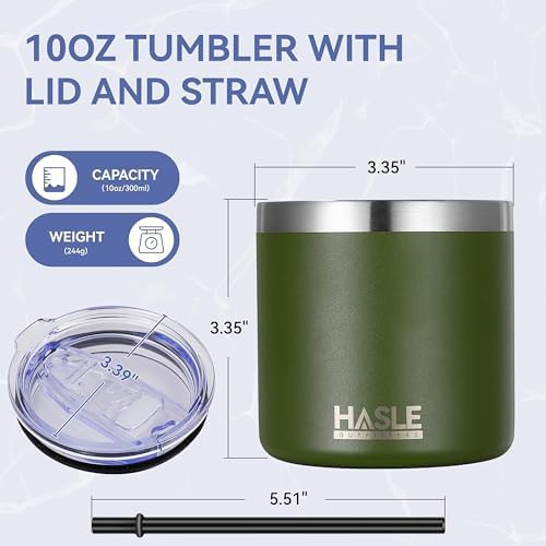 Army green travel tumbler 10 oz — photo 3