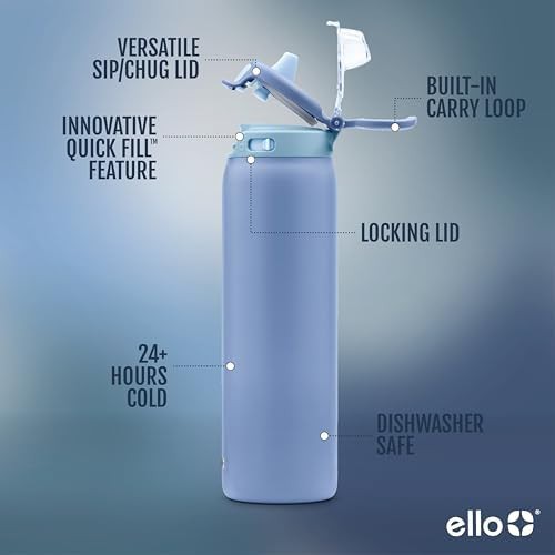 Raincloud gray sip or chug bottle 22 oz — photo 3