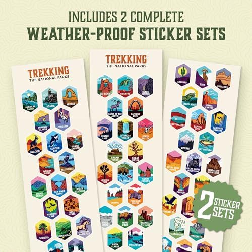 National parks insulated bottle with stickers — photo 4