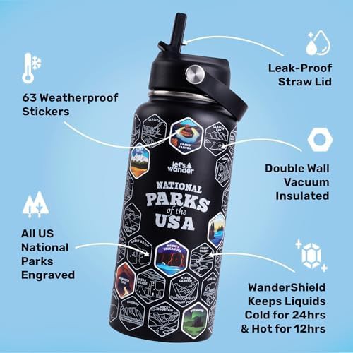 National parks patterned water bottle bundle — photo 3
