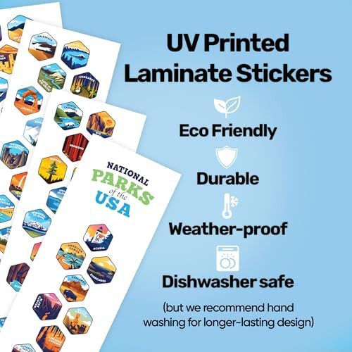 National parks patterned water bottle bundle — photo 5