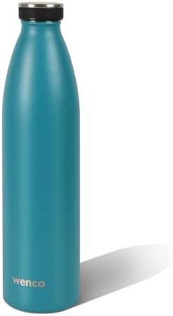 Caribbean blue stainless steel bottle 1 L