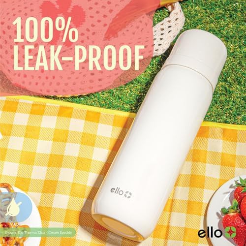 Cream insulated stainless steel thermos 32 oz — photo 5